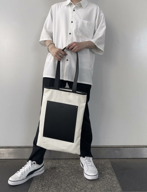 白、黒、白、黒・・・モノトーンコーデ